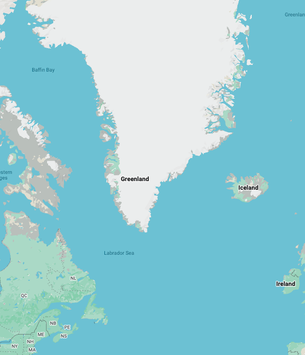 greenland map