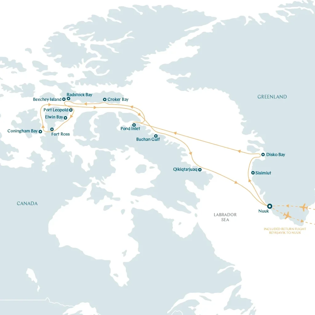 swan+ +northwest+passage+itin