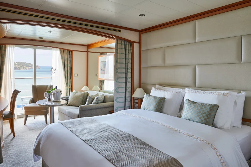 南极邮轮Silversea 露台客房
