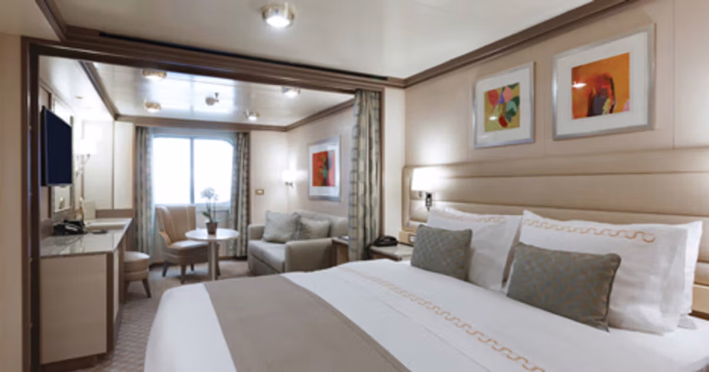 南极邮轮Silversea 海景客房